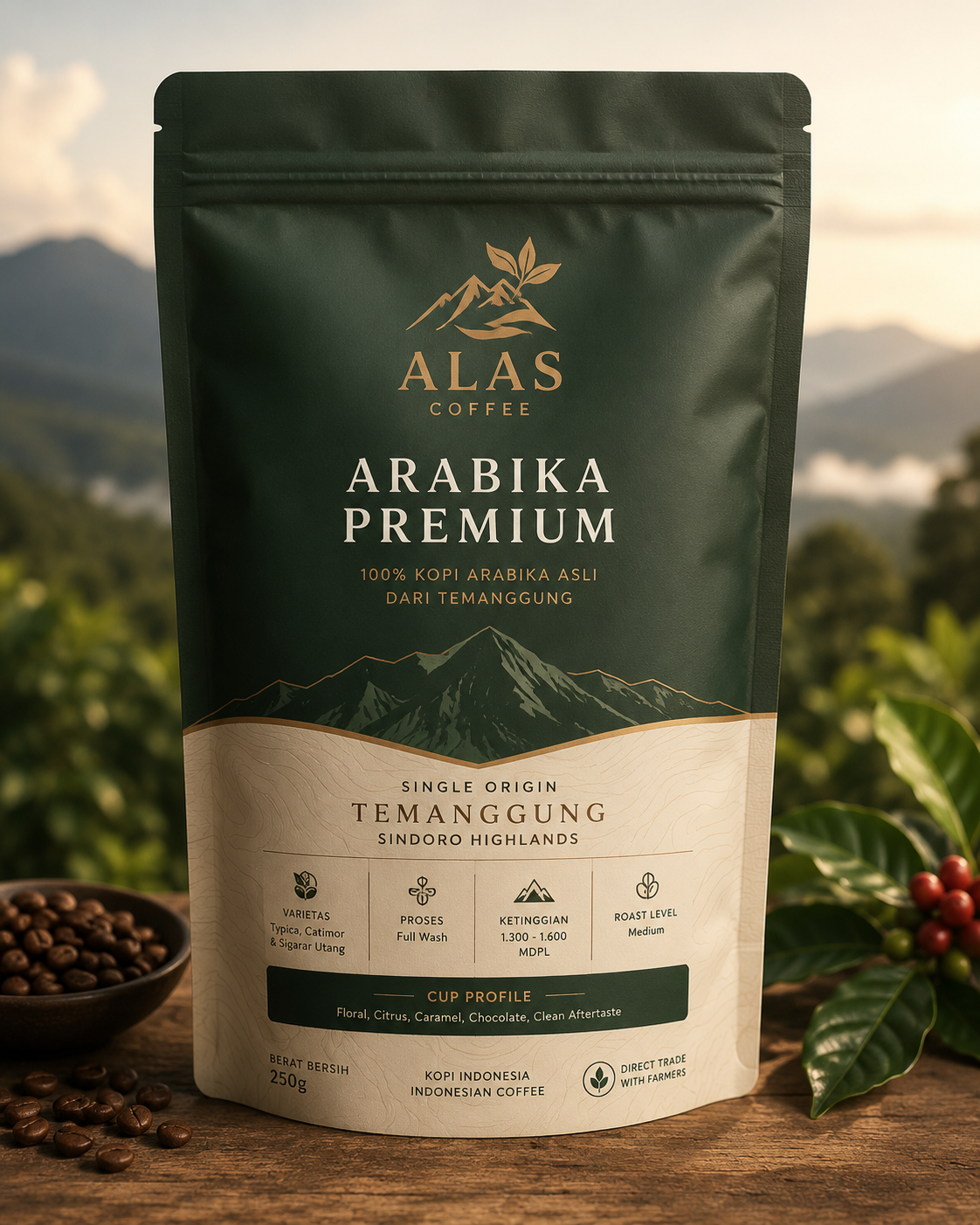 Kopi Arabika Single Origin Temanggung no. 1